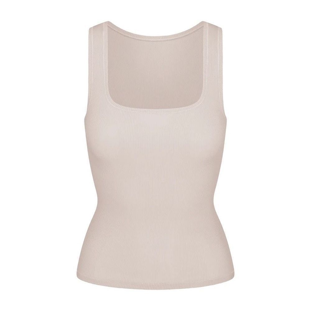 Skims Cotton Rib Long Tank Defect - Picture 12 of 16
